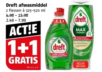 Aanbieding: Dreft afwasmiddel