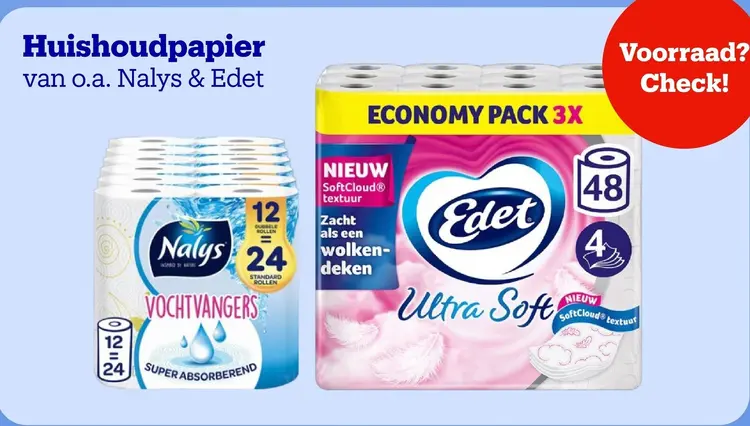 Aanbieding: Huishoudpapier