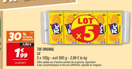 Offre: Tuc original