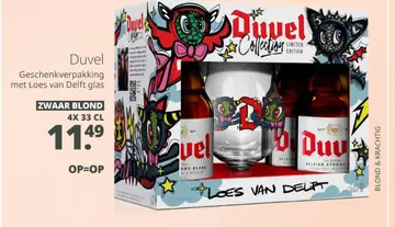 Aanbieding: Duvel Geschenkverpakking met Loes van Delft g