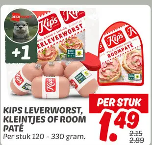 Aanbieding: Leverworst, kleintjes of room paté