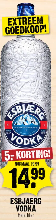 Aanbieding: Esbjaerg vodka