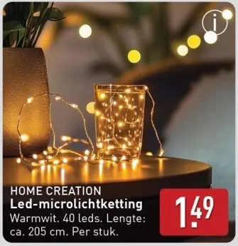 Aanbieding: Led-microlichtketting