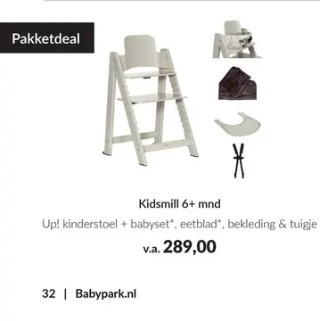Aanbieding: Kidsmill Up! Kinderstoel - Mix & Match - 6 Mnd+