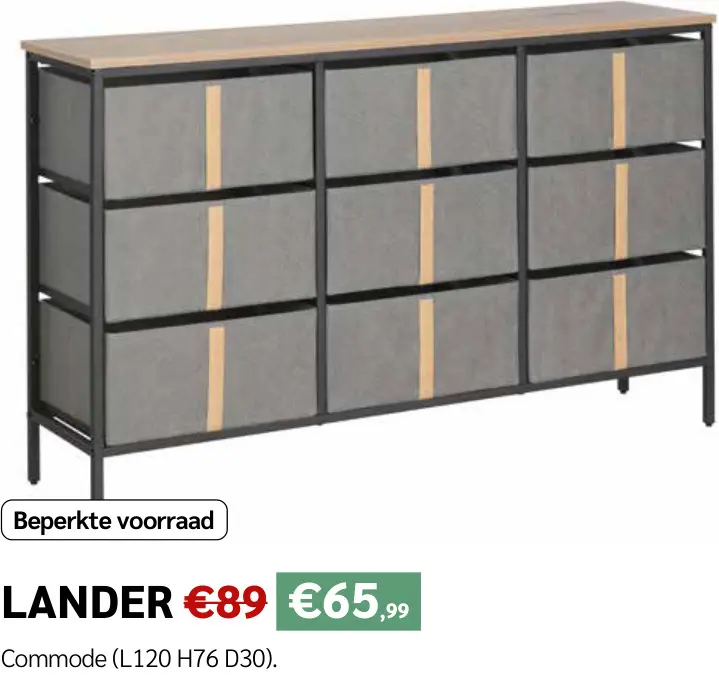 Promotie: Crack Home Commode Lander