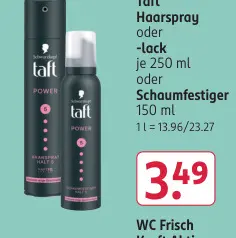 Aanbieding: Taft Haarspray oder -lack oder Schaumfestiger