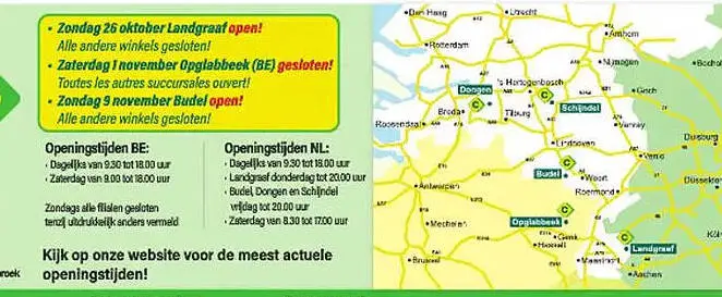 Aanbieding: Opening hours