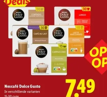 Aanbieding: Nescafé Dolce Gusto