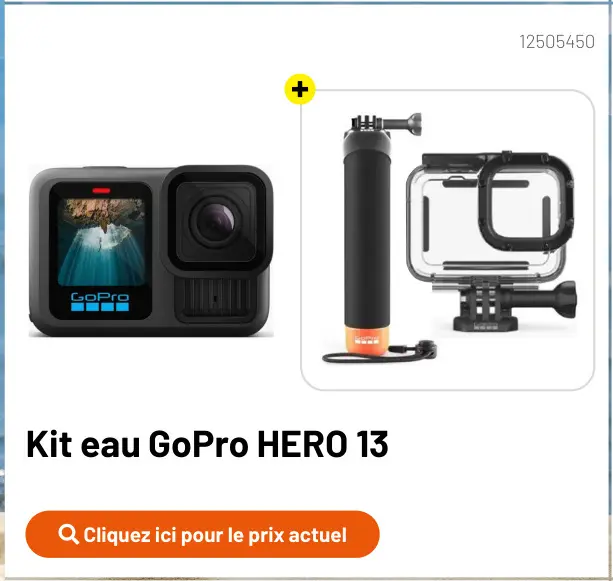 Offre: Kit eau GoPro HERO 13