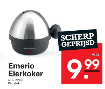Aanbieding: Emerio Eierkoker