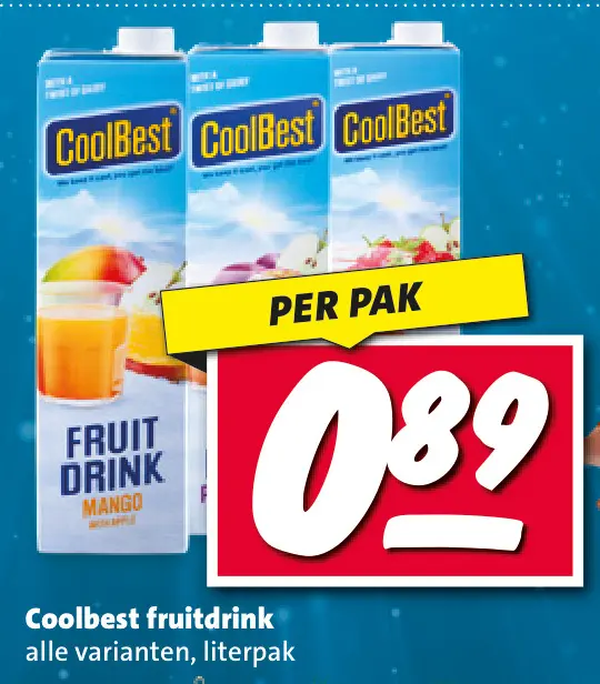 Aanbieding: fruit drink
