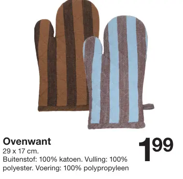 Promotie: Ovenwant
