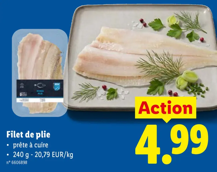 Offre: Filet de plie