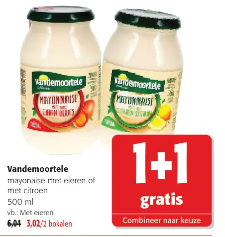 Promotie: Mayonaise met eieren of met citroen