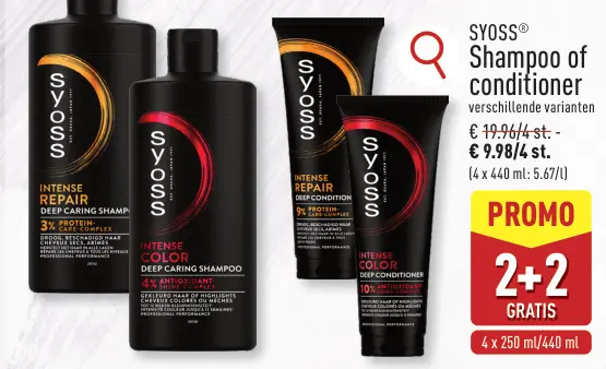 Promotie: Shampoo of conditioner