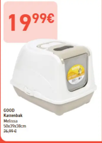 Promotie: GOOD Kattenbak Melissa