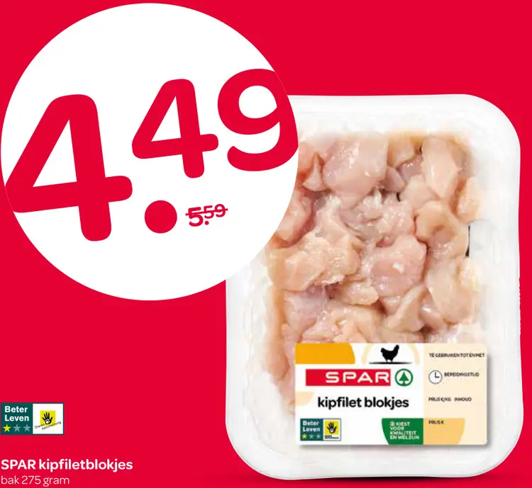 Aanbieding: Kipfiletblokjes