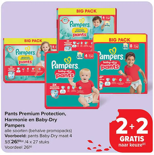 Aanbieding: Pants Premium Protection, Harmonie en Baby-Dry
