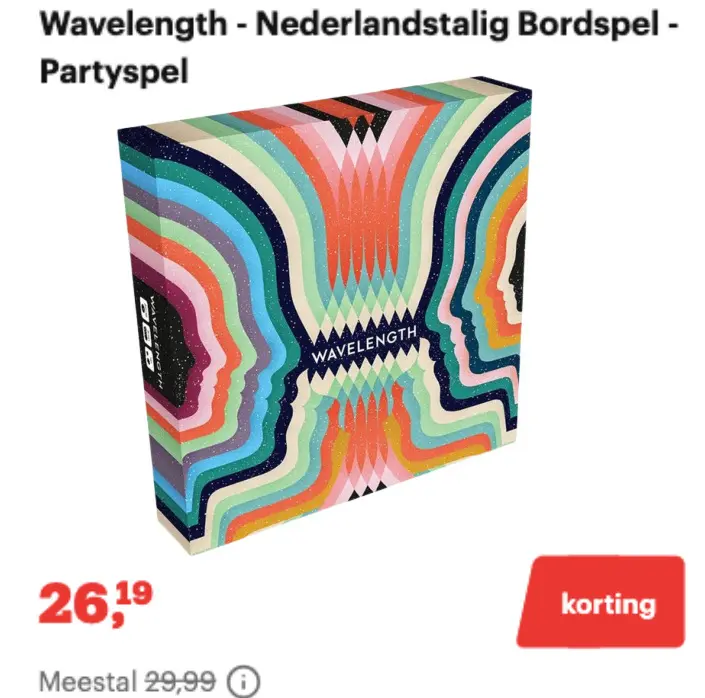 Promotie: Wavelength - Nederlandstalig Bordspel - Party