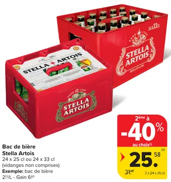 Offre: Bac de bière