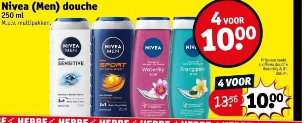 Aanbieding: Nivea (Men) douche