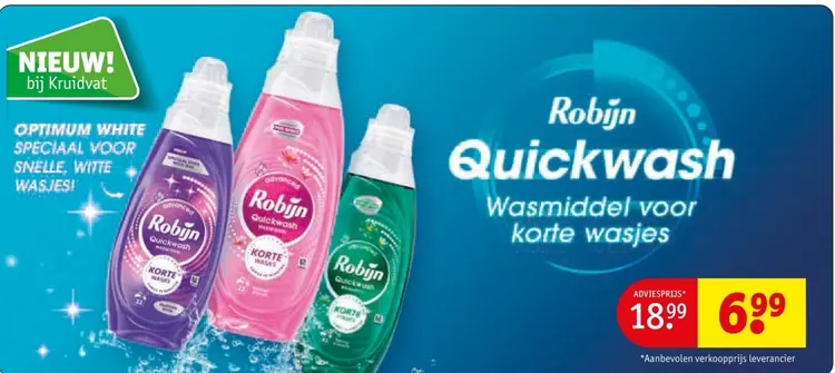 Aanbieding: Quickwash Wasmiddel
