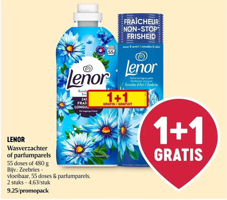 Promotie: Wasverzachter of parfumparels