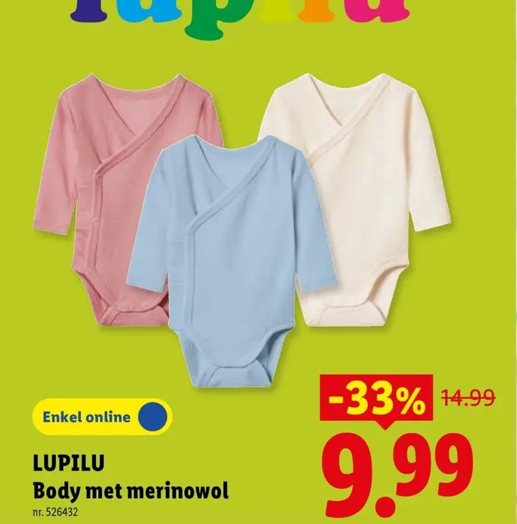 Promotie: Body met merinowol