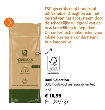 Aanbieding: Boni Selection BBQ houtskool restaurantkwalit