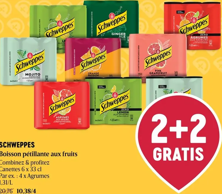 Offre: Boisson pétillante aux fruits
