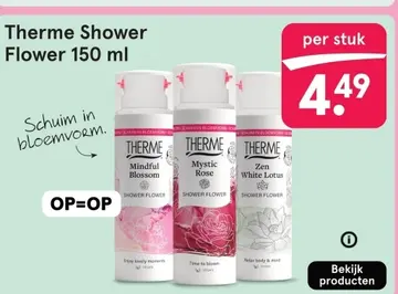 Aanbieding: Therme Shower Flower