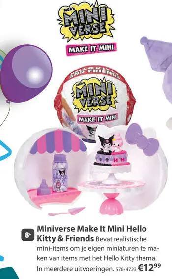 Aanbieding: Miniverse Make It Mini Hello Kitty & Friends