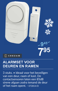 Aanbieding: ALARMSET VOOR DEUREN EN RAMEN