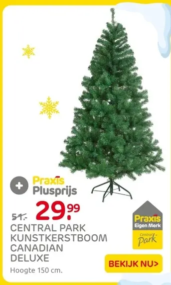 Aanbieding: Kunstkerstboom canadian deluxe
