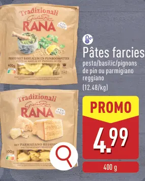Offre: Pâtes farcies