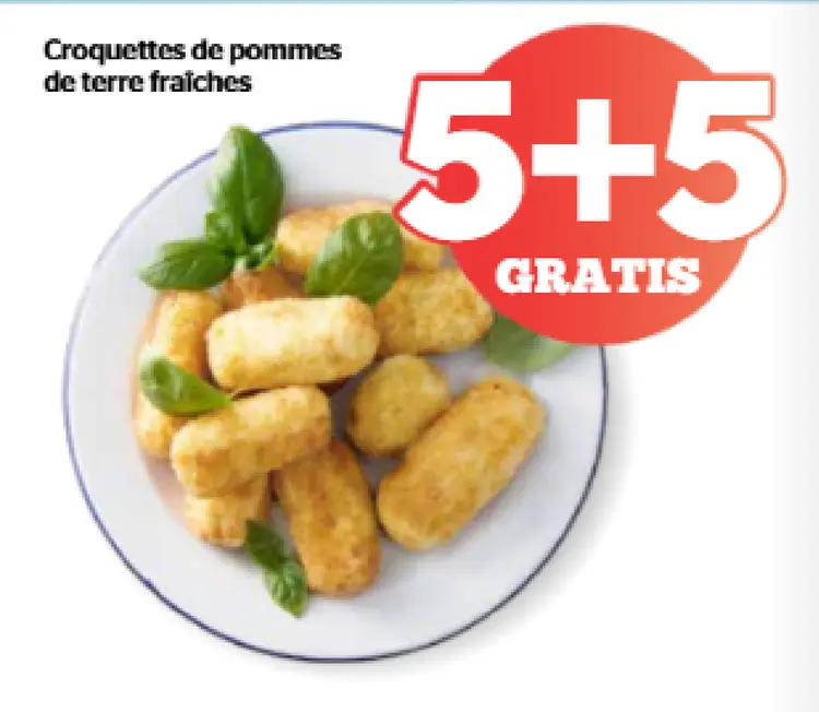 Offre: Croquettes de pommes de terre fraiches