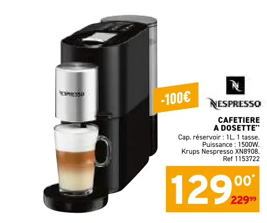 Offre: Cafetiere a dosette