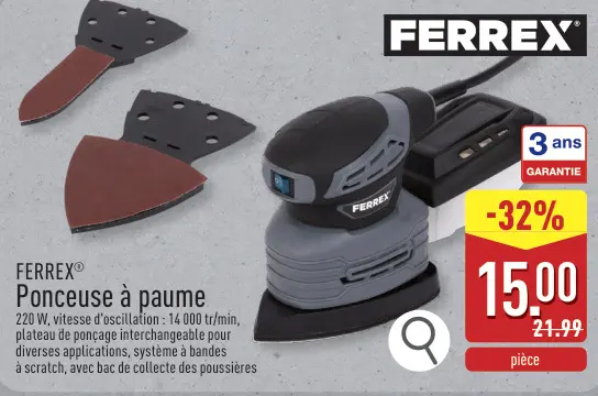 Offre: Ponceuse à paume