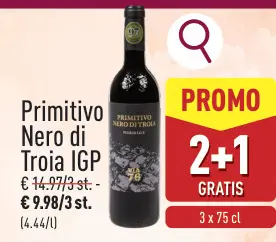 Promotie: Primitivo Nero di Troia IGP