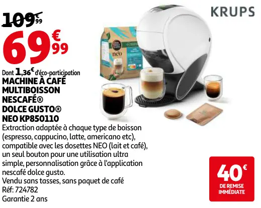 Promotie: Machine a cafe multiboisson