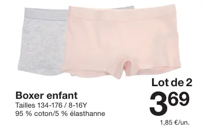 Offre: Boxer enfant