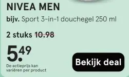 Aanbieding: Sport 3-in-1 douchegel