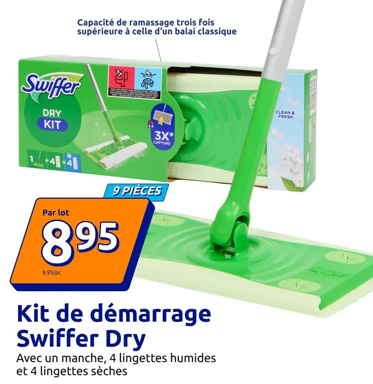 Offre: Kit de démarrage Swiffer Dry
