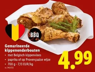 Promotie: Gemarineerde kippenonderbouten