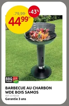 Offre: Barbecue au charbon wde bois samos