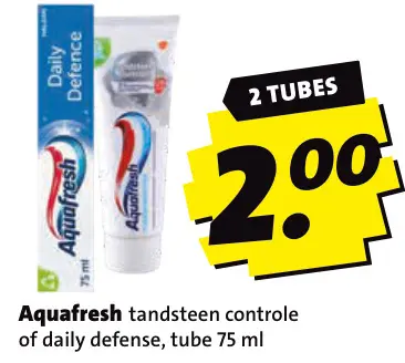 Aanbieding: Tandsteen controle of daily defense