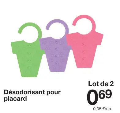 Offre: Désodorisant pour placard