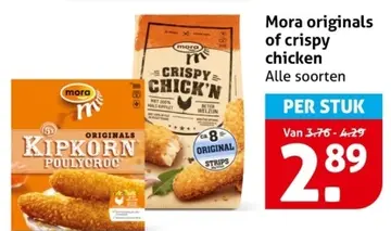 Aanbieding: Mora originals of crispy chicken