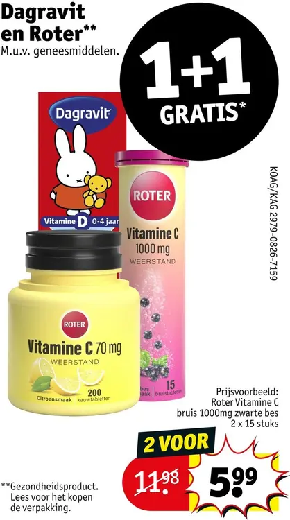 Aanbieding: Dagravit en Roter