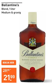 Aanbieding: Ballantine's 100CL Whisky